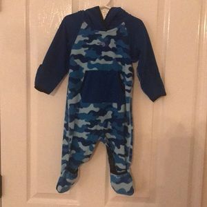 The North Face fleece baby suit